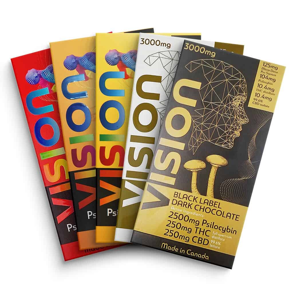 Vision Psilocybin Chocolate bars