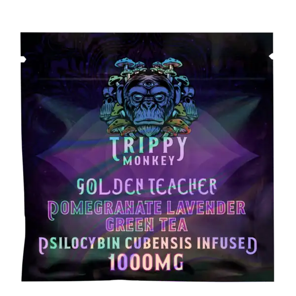 Trippy Monkey Pomegranate Lavender Green Tea (Golden Teacher)
