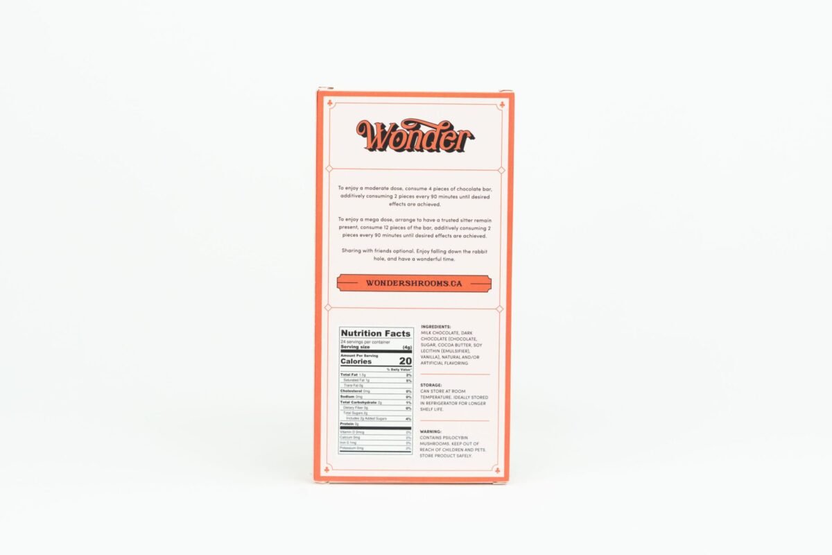 6g Shroom Chocolate - Blood Orange by Wonder - Image 4