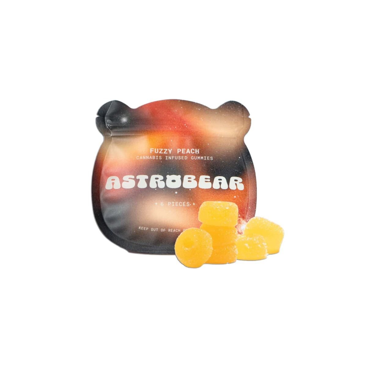 FUZZY PEACH 300MG THC GUMMIES - Image 1