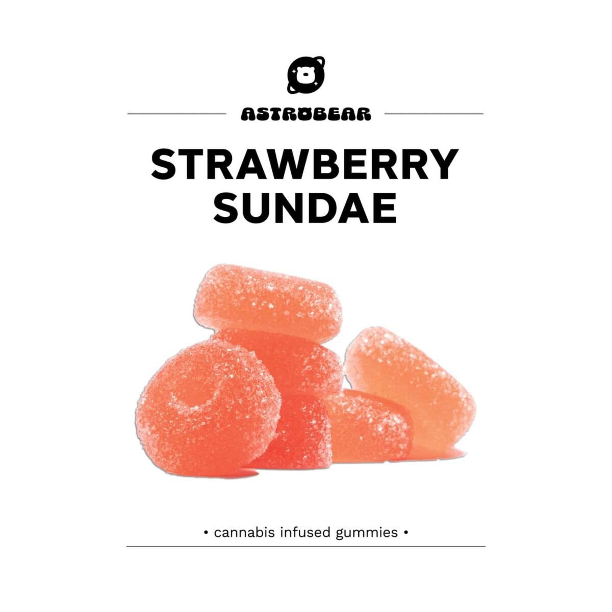 STRAWBERRY SUNDAE 300MG THC GUMMIES - Image 2