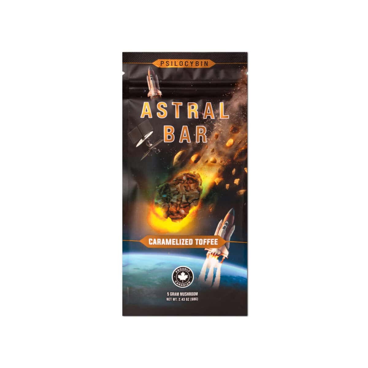 Astral Bars - Caramelized Toffee - Psilocybin Chocolate 5 G - Image 1