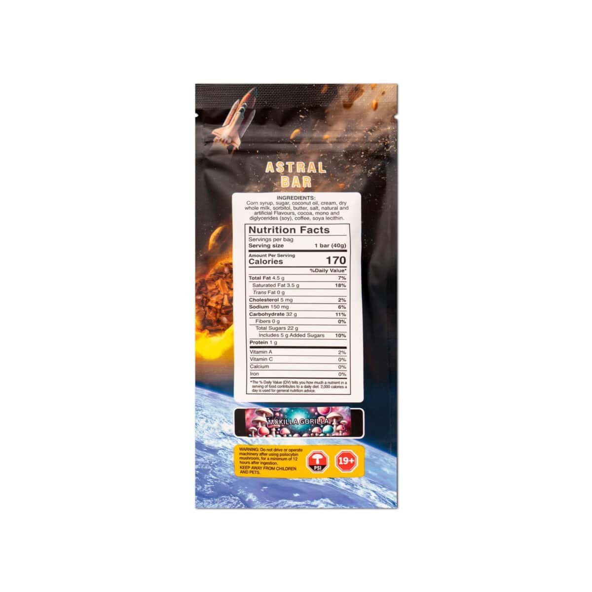 Astral Bars - Caramelized Toffee - Psilocybin Chocolate 5 G - Image 2