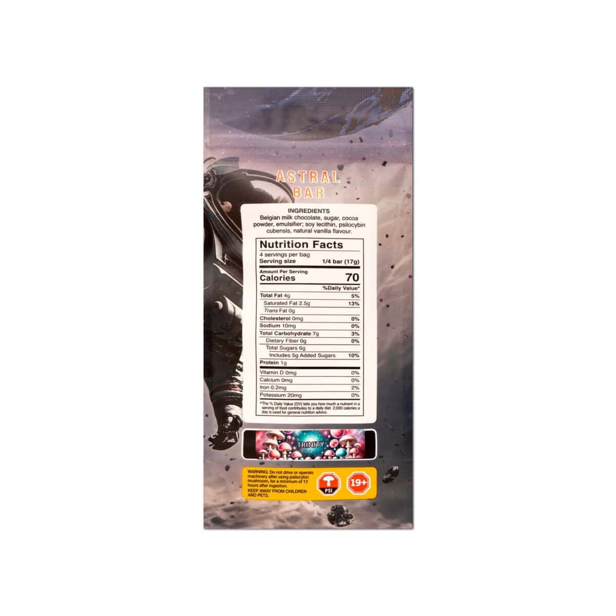 Astral Bars - Cookies N' Cream - Psilocybin Chocolate 5 G - Image 2