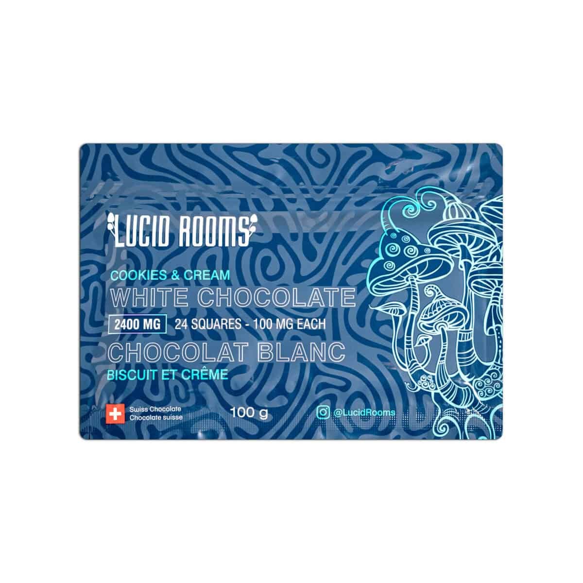 Lucid Rooms - Cookies & Cream White Chocolate Shroom Bar - Image 1