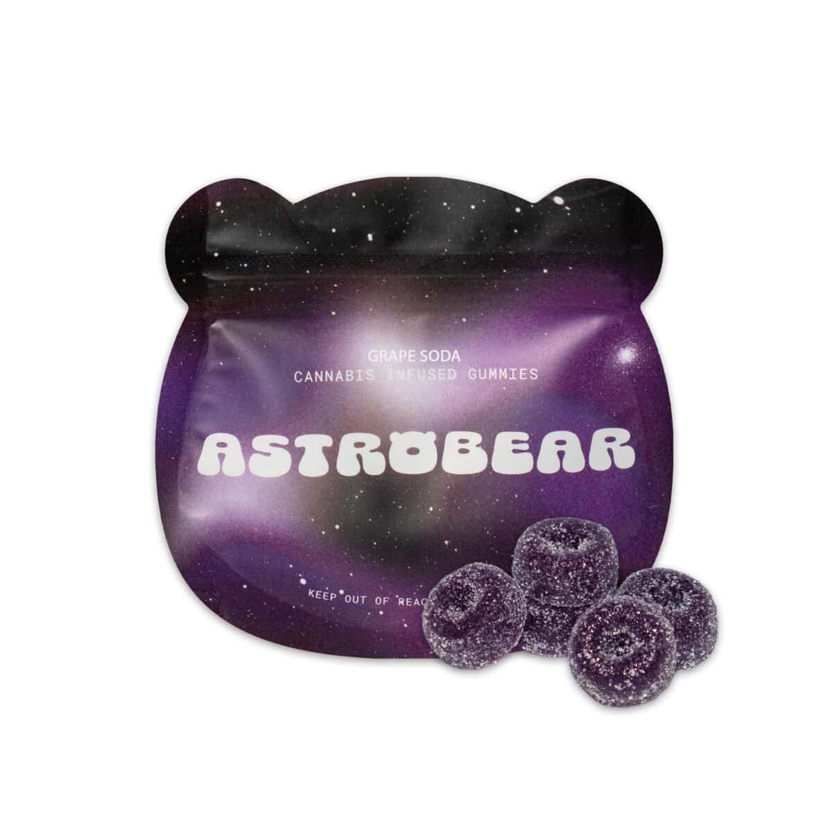 Astrobear Grape Soda 300MG THC GUMMIES - Image 1