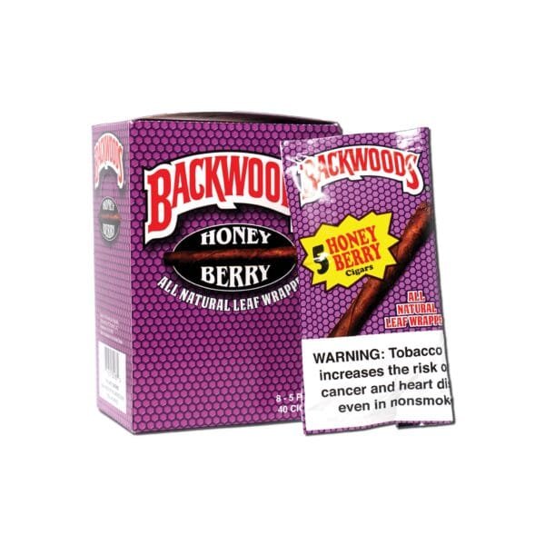 All-natural leaf-wrapped cigarillos with honey berry flavor.